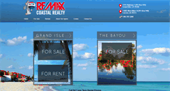 Desktop Screenshot of coastalrealtygrandisle.com